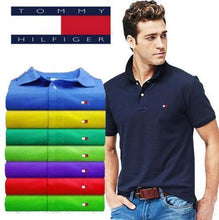 Load image into Gallery viewer, TOMMY Man Polo Shirt Brand Casual Deer Embroidery  Polo shirt Men Short Sleeve High Quantity Polo Men
